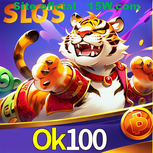 Imagem promocional da Ok100 mostrando a plataforma e suas vantagens